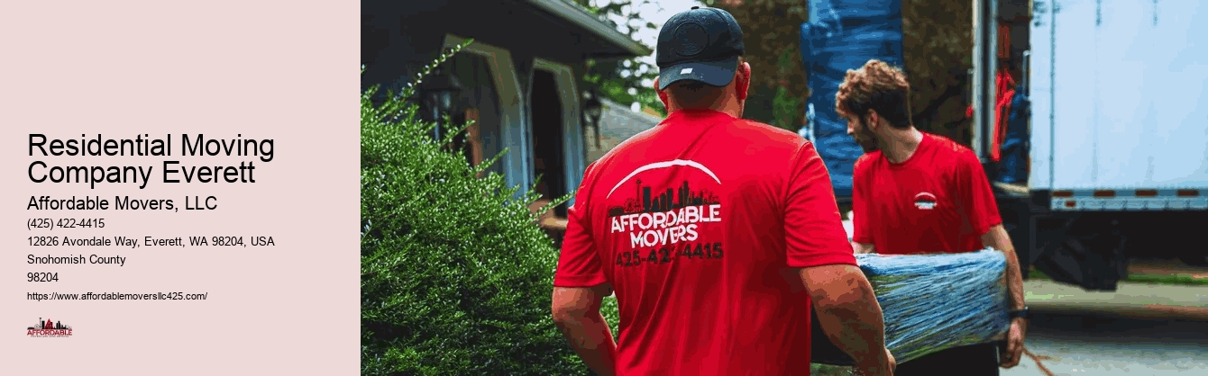 Residential Moving Company Everett